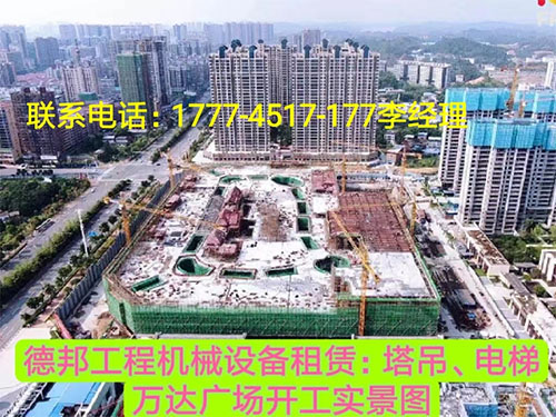 萬(wàn)達(dá)廣場(chǎng)、岳麓青城一二三期   租賃塔吊、電梯實(shí)情